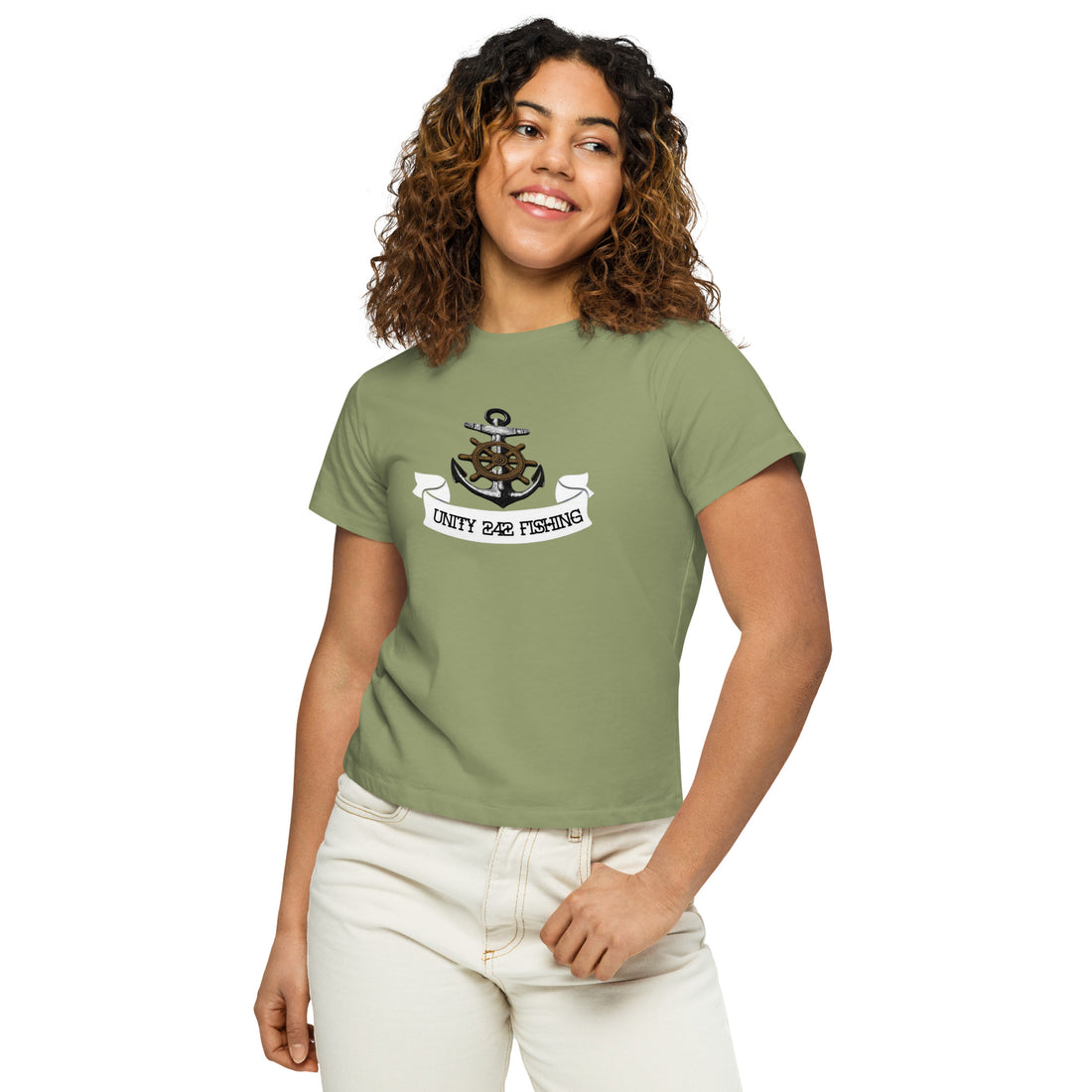 Women’s high-waisted t-shirt